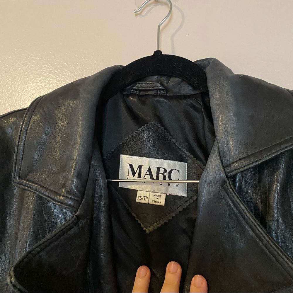 Vintage leather jacket - Picture 3 of 4